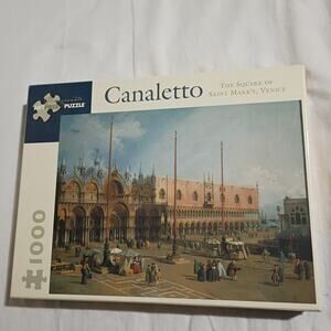 NEW Canaletto Artpiece 1000 Pc The Square Of Saint Mark's, Venice Jigsaw Puzzle